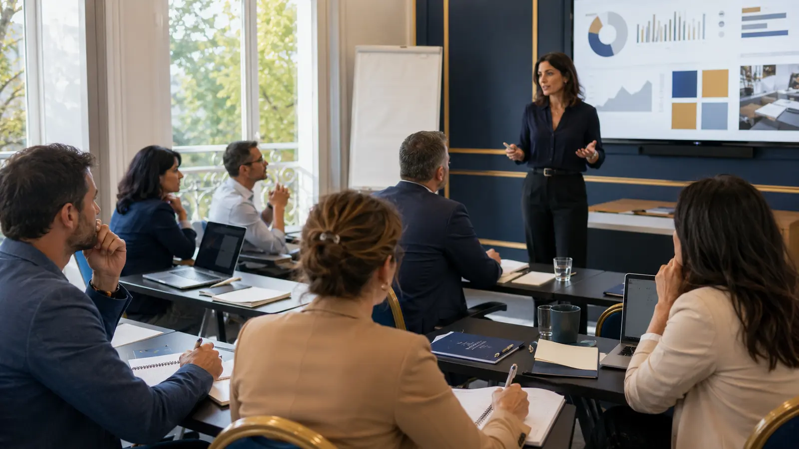 Session de formation professionnelle en immobilier
